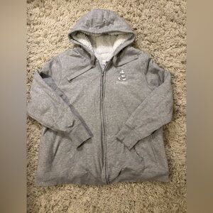 Disneyland Gray Lined Hooded Sweatshirt Size 1X